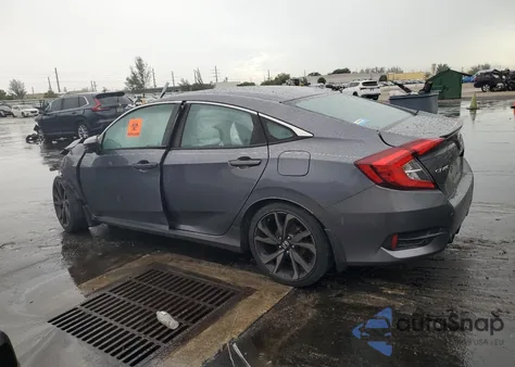 2020 Honda Civic Sport из США, поврежденный, VIN 2HGFC2F82LH561487